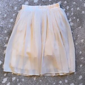 Kids flowy dotted ballerina skirt.